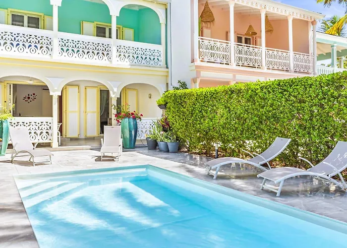Plage Baie Orientale - Villa 6P Piscine Privee