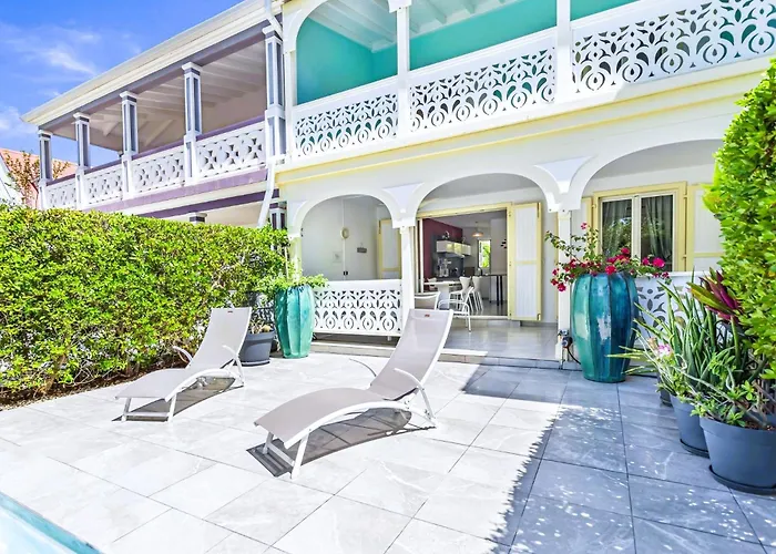 Plage Baie Orientale - Villa 6P Piscine Privee
